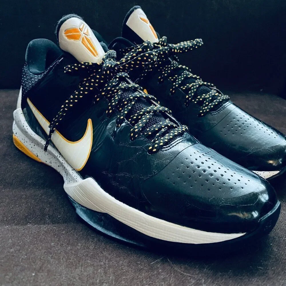 Nike Zoom Kobe 5 Del Sol Men 9 US 42.5 EUR 9.5 UK 386429-002 Excellent overall